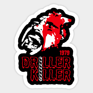 Horror driller killer 1979 Sticker